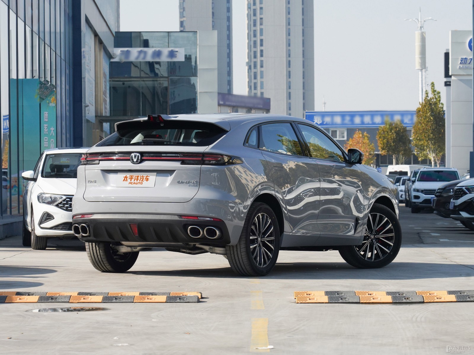Changan UNI-K AWD — Additional exterior view. Image 2 of 3. Authorized new car for export from China.
