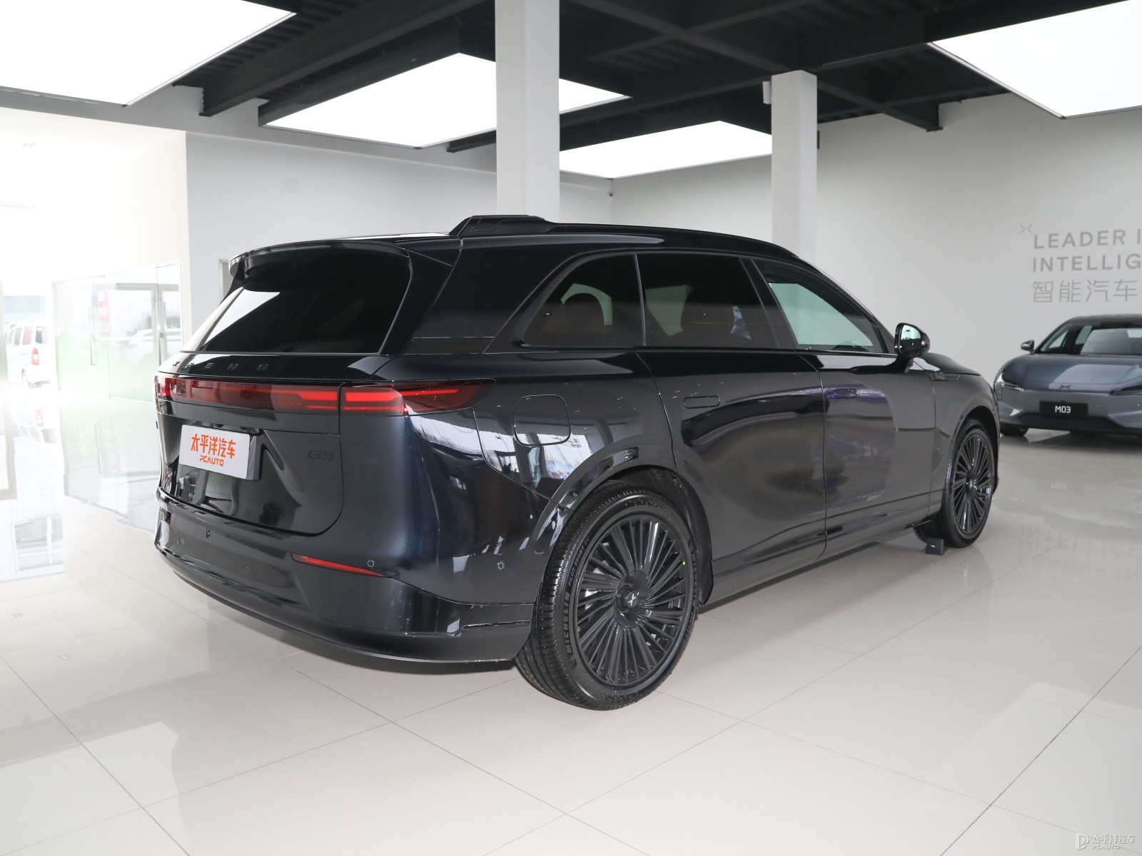 Xpeng G9 625 Long Range Max — Additional exterior view. Image 2 of 3. Authorized new car for export from China.