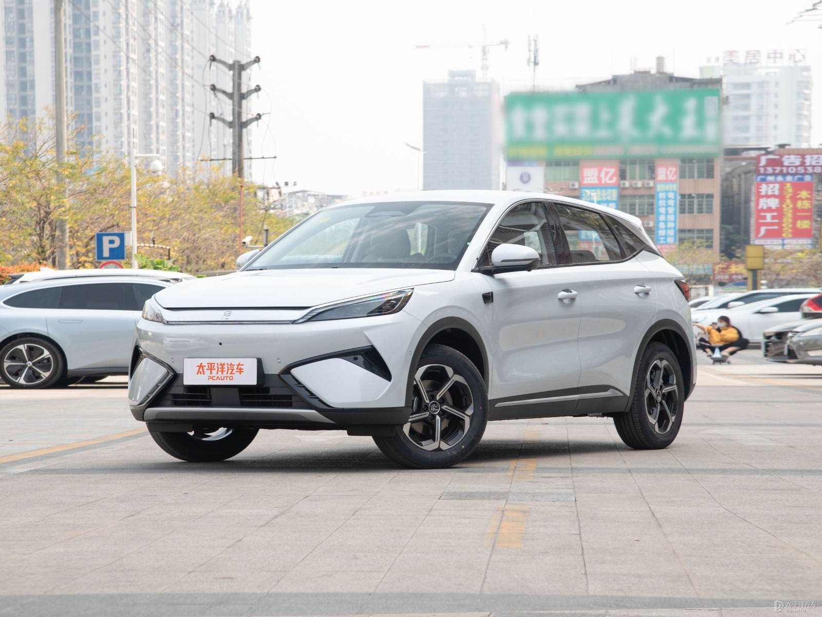 BYD Yuan PLUS EV 510 — Main listing photograph. Image 1 of 3. Authorized new car for export from China.