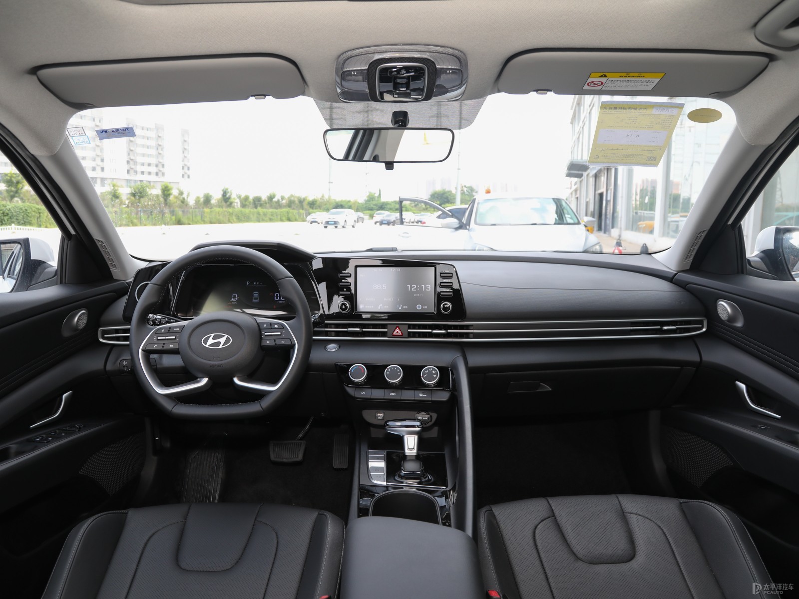 Beijing Hyundai Elantra 2023 1.5L GLX Elite — Further exterior angle of the same vehicle. Image 3 of 3. Modified new car...