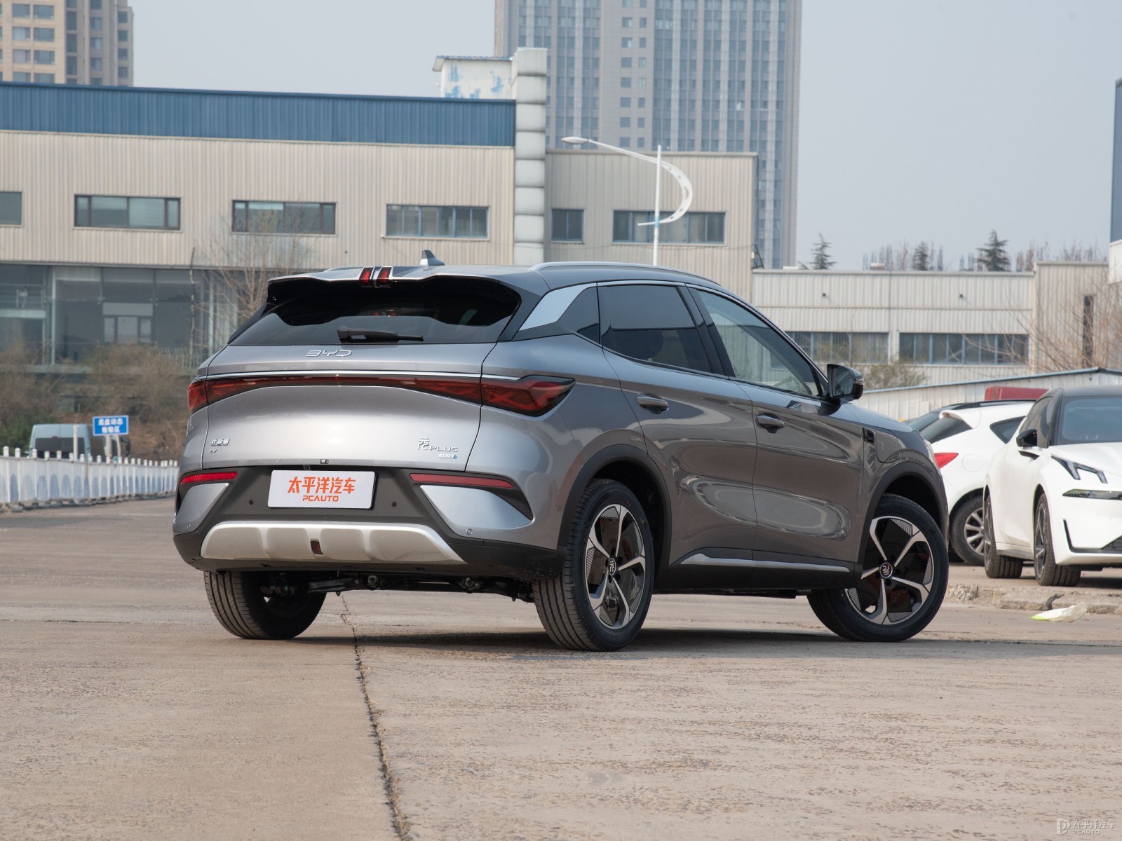 BYD Yuan PLUS 510 Deluxe Edition — Additional exterior view. Image 2 of 3. Authorized new car for export from China.