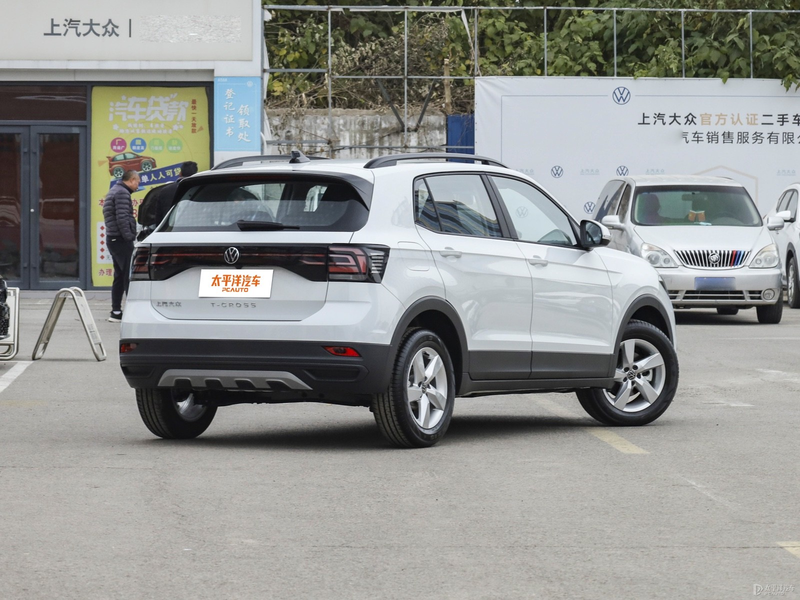 SAIC Volkswagen T-Cross 1.5L Automatic Fashion Edition — Additional exterior view. Image 2 of 3. Modified new car for ex...