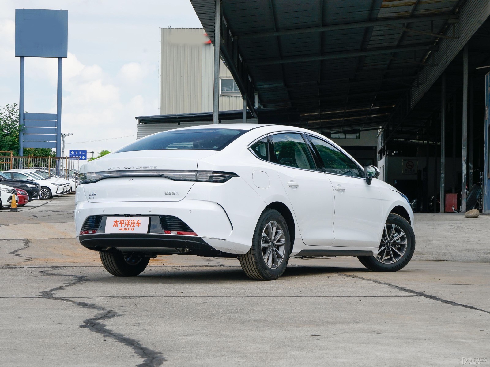 BYD Destroyer 05 55KM — Additional exterior view. Image 2 of 3. Modified new car for export from China.