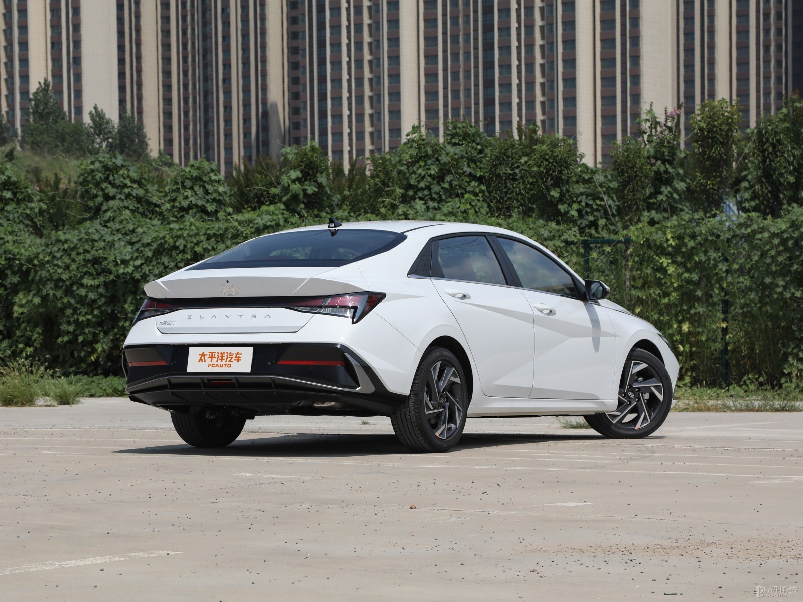 Beijing Hyundai Elantra 2023 1.5L GLX Elite — Additional exterior view. Image 2 of 3. Modified new car for export from C...