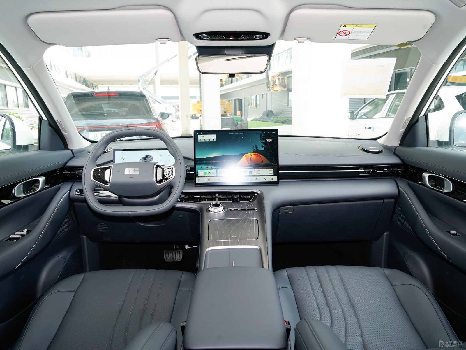 Geely Galaxy E5 2026 610KM Voyage Edition — Further exterior angle of the same vehicle. Image 3 of 3. Modified new car f...